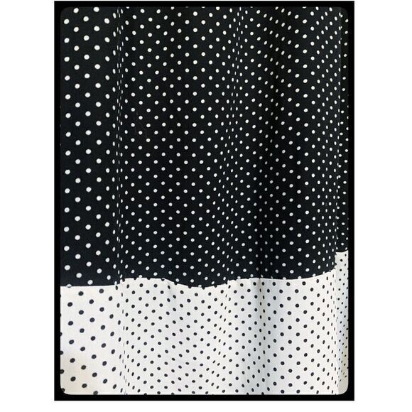 Maurice’s Black & White Polka Dot Day Dress Size 0 - Picture 4 of 5